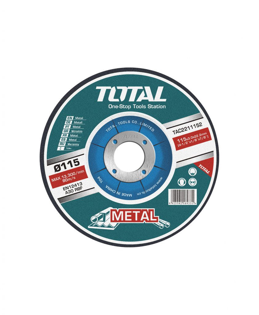 TOTAL Disc 4 1/2" X 1/8" Metal Cut TAC2211152