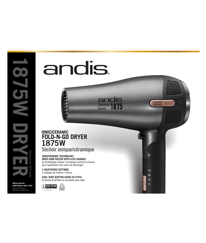 ANDIS Hair Dryer RC-4 1875W FOLD-N-GO