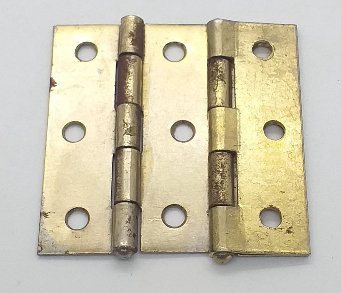 Butt Hinges 2 1/2" BRASS/SILVER Light