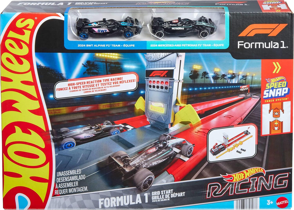HOT WHEELS Toy Racing Formula 1 Car Track Set