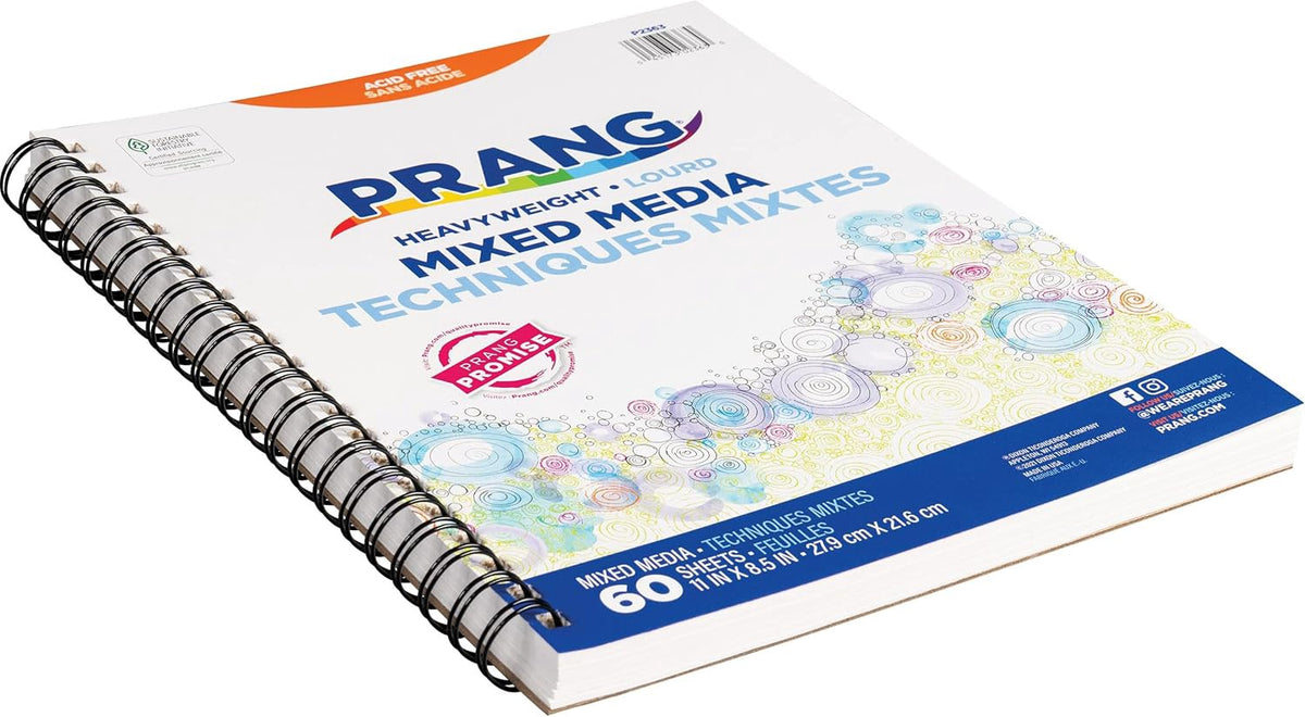 PRANG Stationery Art Book Mixed Media 60 Pages