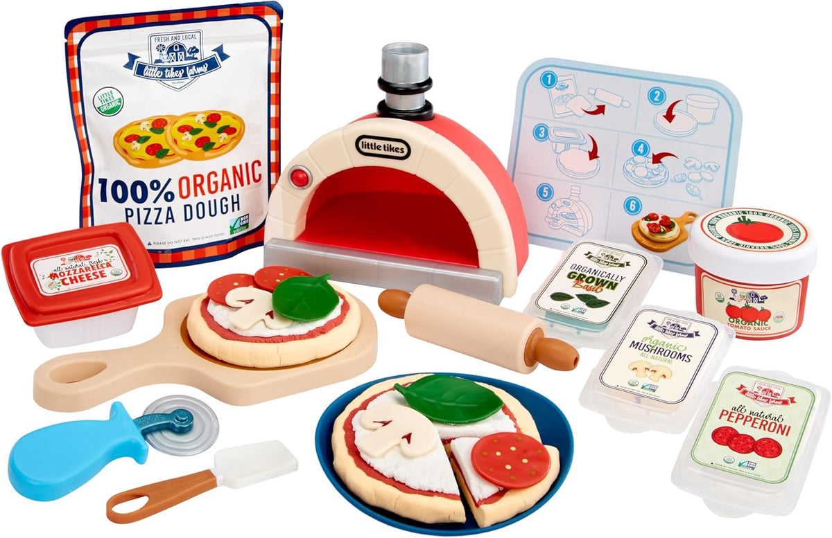 LITTLE TIKES Toy Creative Chefs Pizza Kit with Play Sand