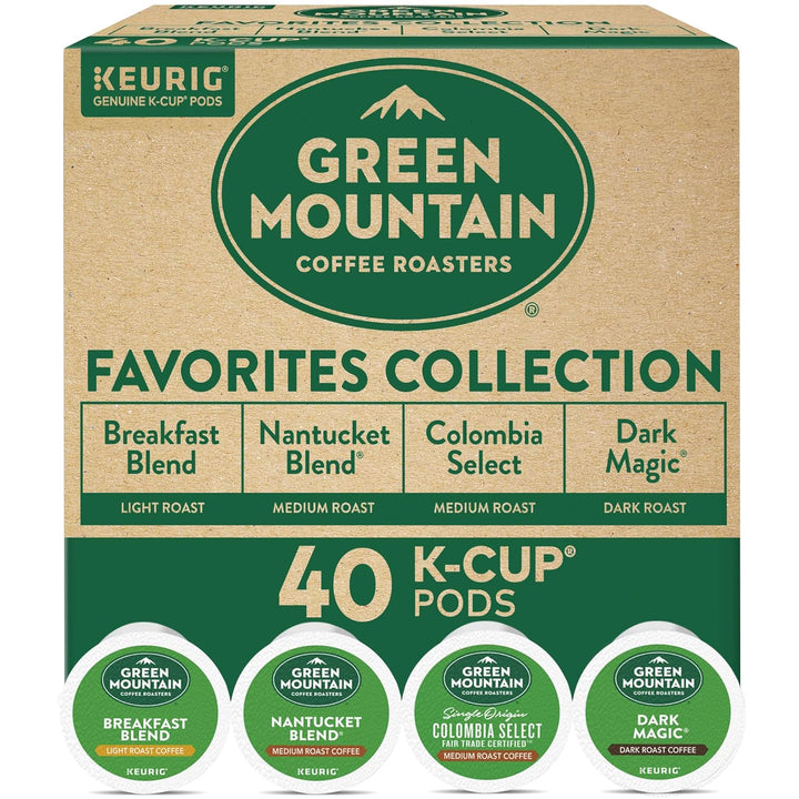 GREEN MOUNTAIN Coffee K-CUP Pods Keurig Favorites