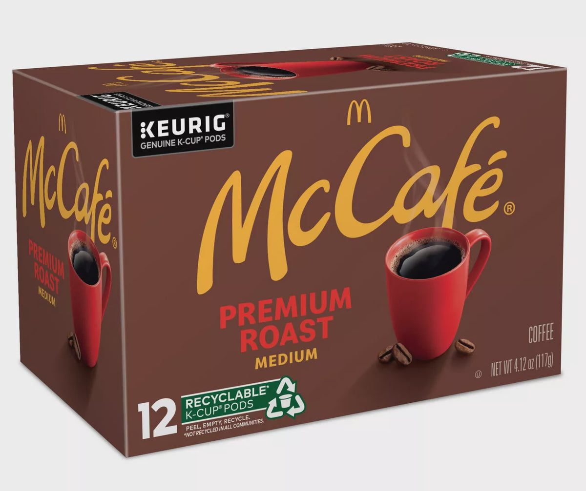 MC CAFE Coffee K-CUP Pods Keurig Mccafe Premium Medium 12 .