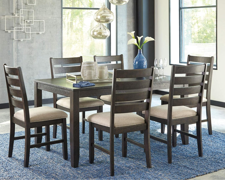 ASHLEY Dining Set Signature Design by Rokane D397-425 W/6 Chairs