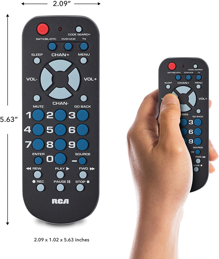 RCA Remote LRCR504BB 4IN1 Universal