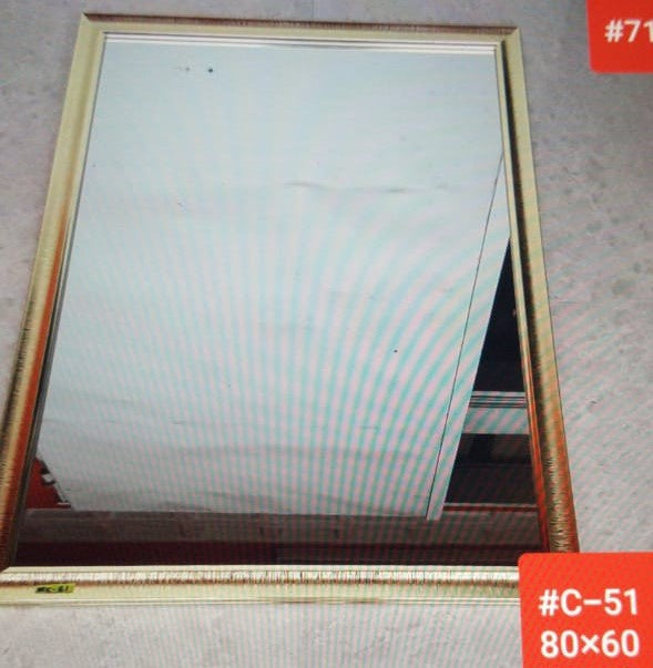 Mirror W/FRAME 80 CM X 60 CM #C-51