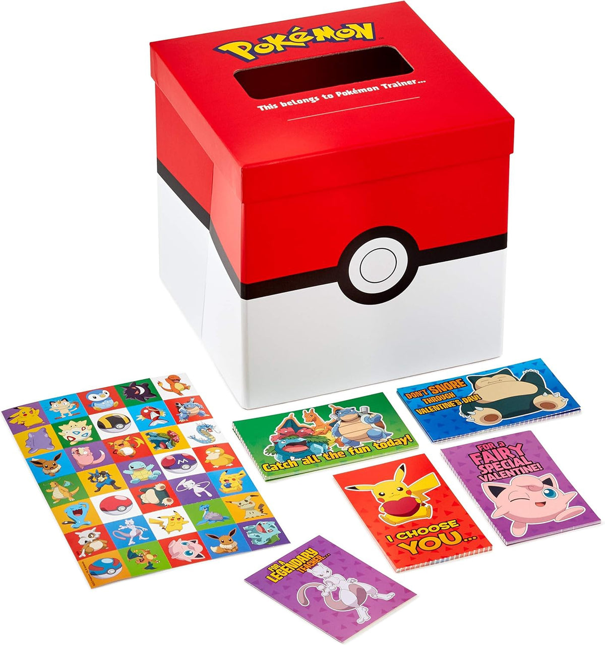 HALLMARK Valentine Cards and Mailbox for Kids School Exchange