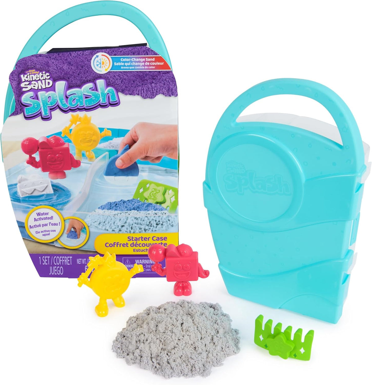 KINETIC SAND Toy Splash Starter Case