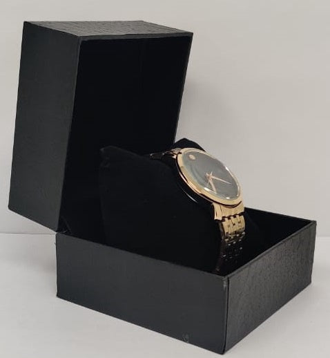 GENERIC Watch Fashion Men Rose Gold with Metal Strap Fine