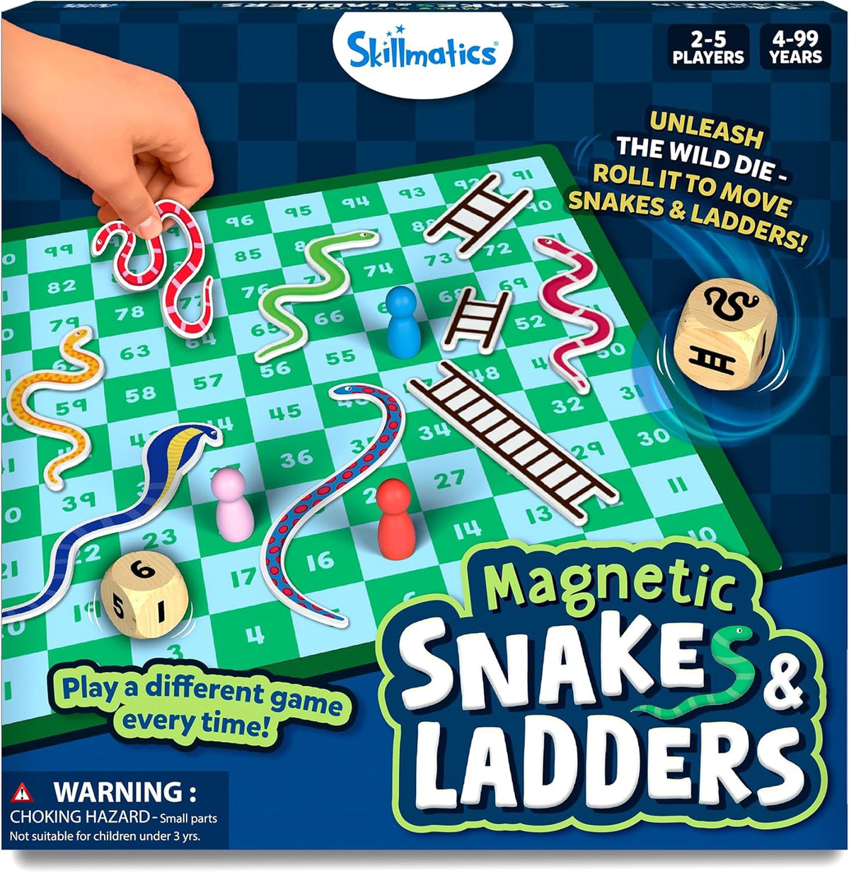 SKILLMATICS Game Snakes & Ladders Magnetic