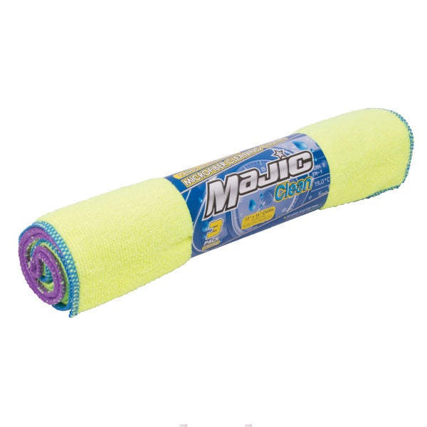 MAJIC Cleaning Cloth Microfiber 403 3PCS Pack 12" X 16"