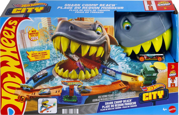 HOT WHEELS Toy City Shark Chomp Beach