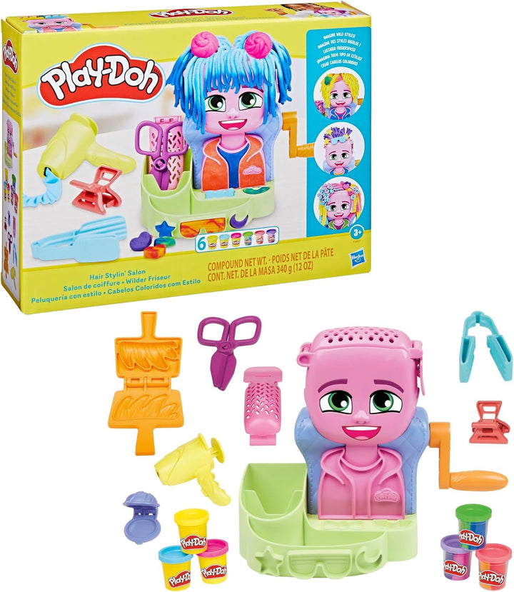 PLAY-DOH Toy Hair Stylin' Salon Playset