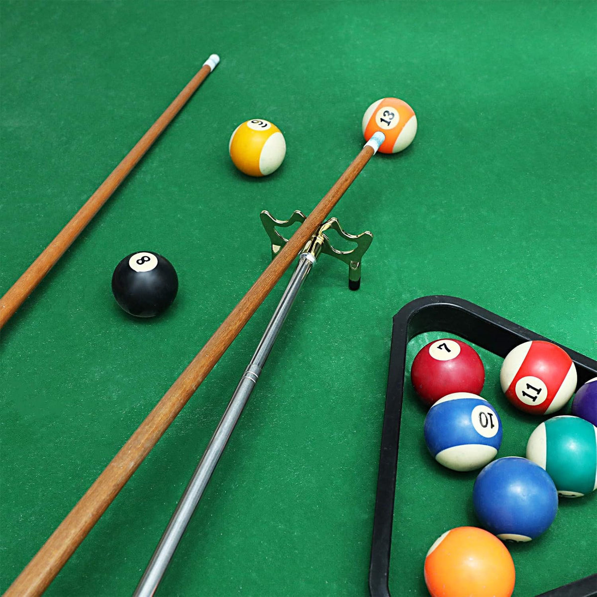 Pool Cue Stick Bridge Low Brass Head Retractable