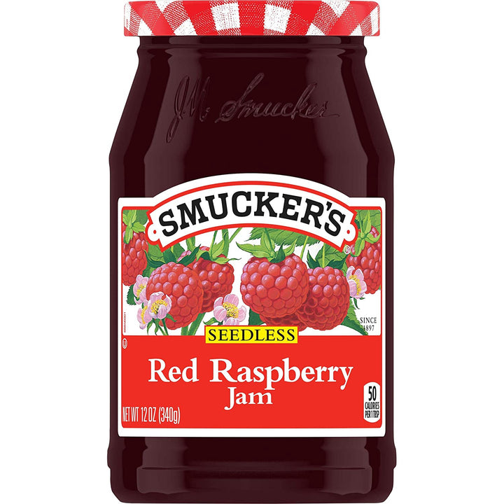 SMUCKER'S Red Raspberry Jam 12OZ 340G