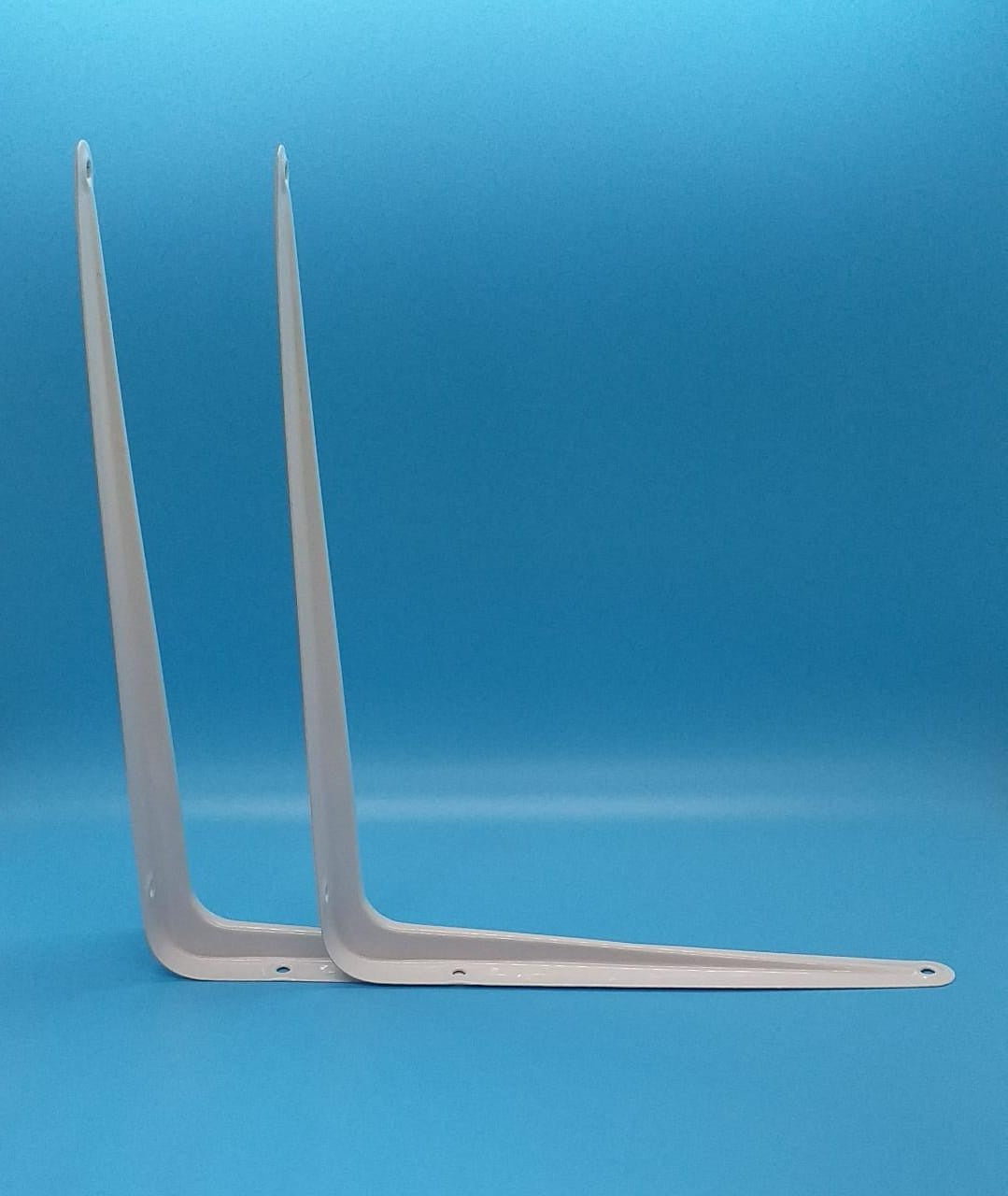 Shelf Bracket 8X10 White Pair