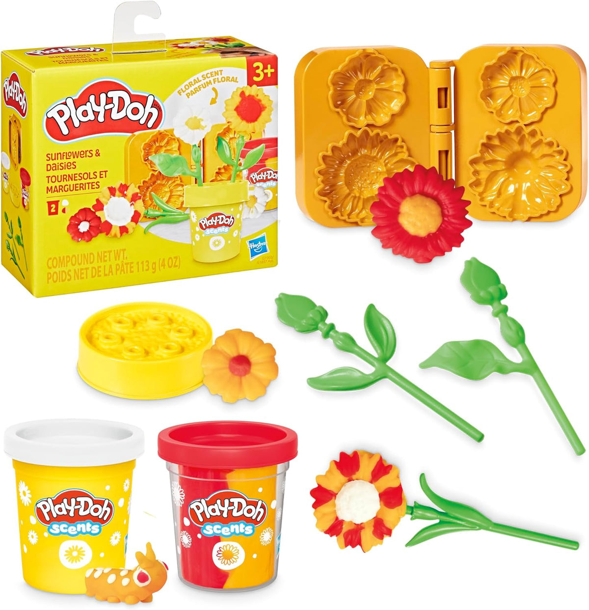 PLAY-DOH Toy Sunflowers & Daisies Flower