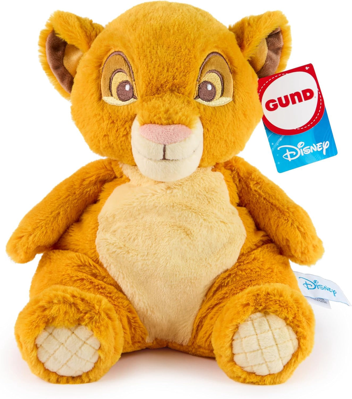 DISNEY Toy Gund Official Simba / Nala Oh So Snuggly Plush