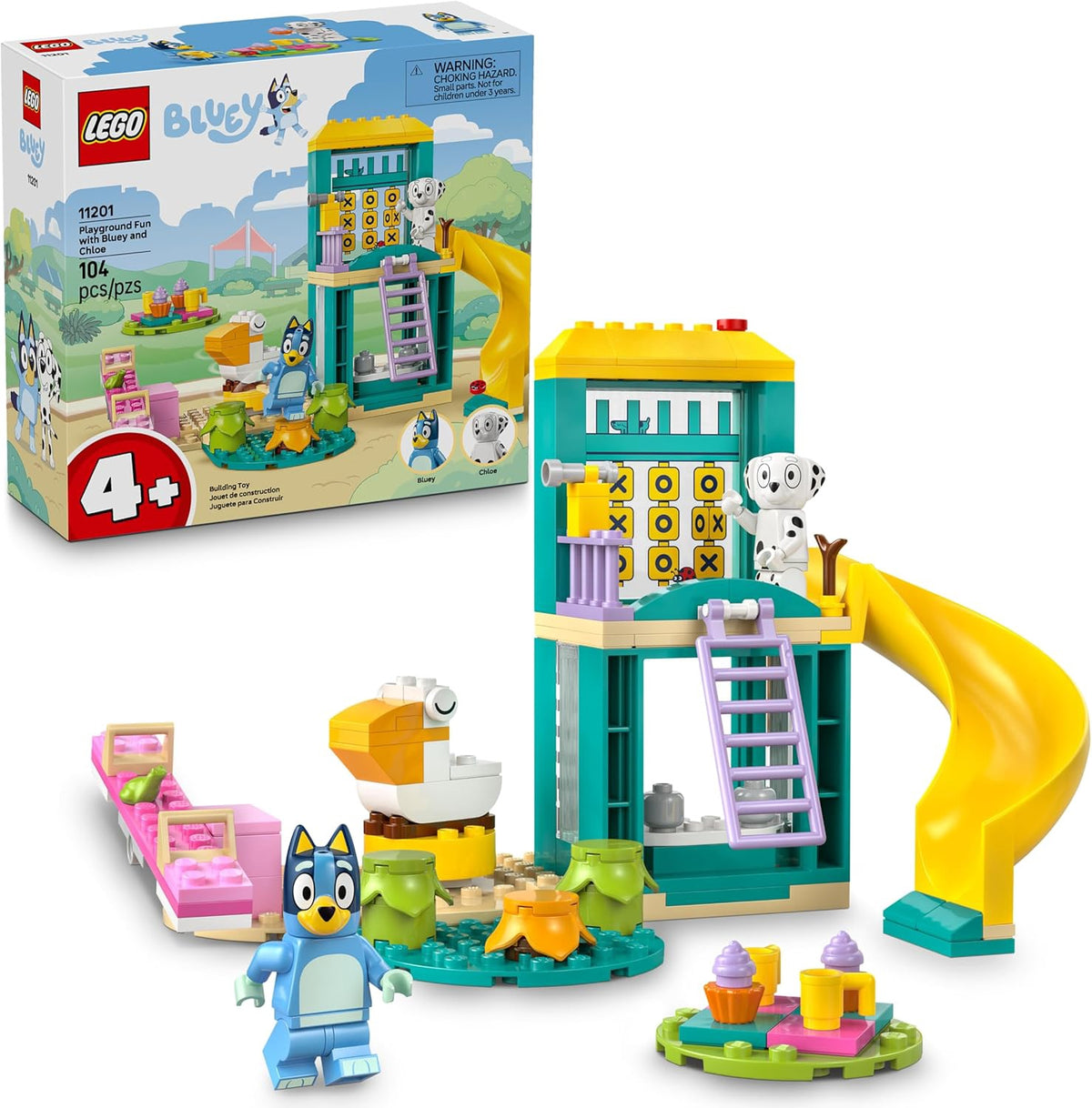 LEGO Toy Bluey Playground Fun with Bluey and Chloe