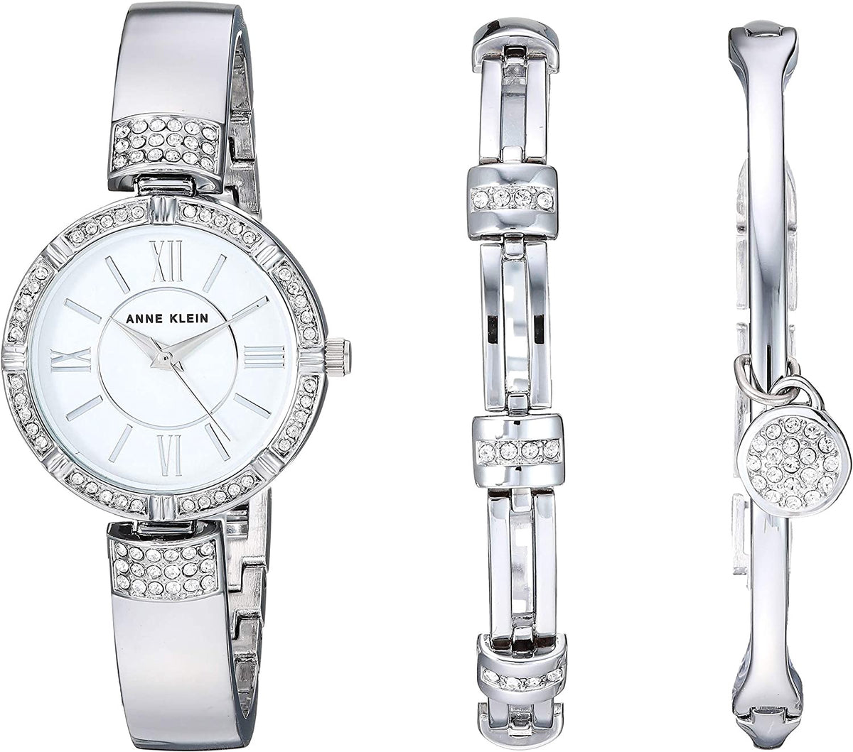 ANNE KLEIN Watch Women Set Silver 3295SVST