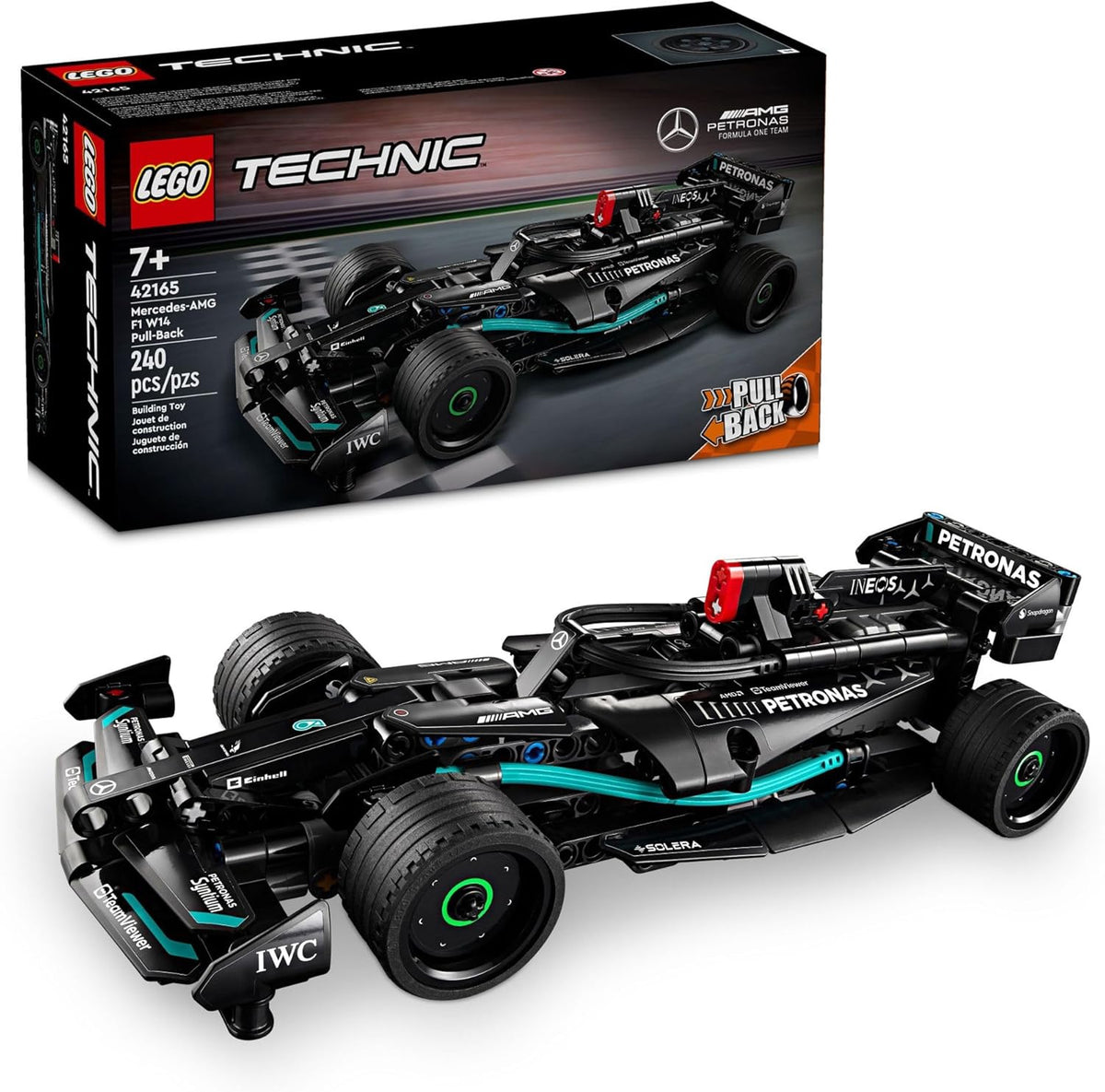LEGO Toy Technic MERCEDES-AMG F1 W14 E Performance PULL-BACK Car 240PCS 42165