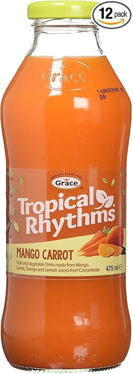GRACE Tropical Rhythms Mango & Carrot Juice Drink 473 ML 16 Fl OZ