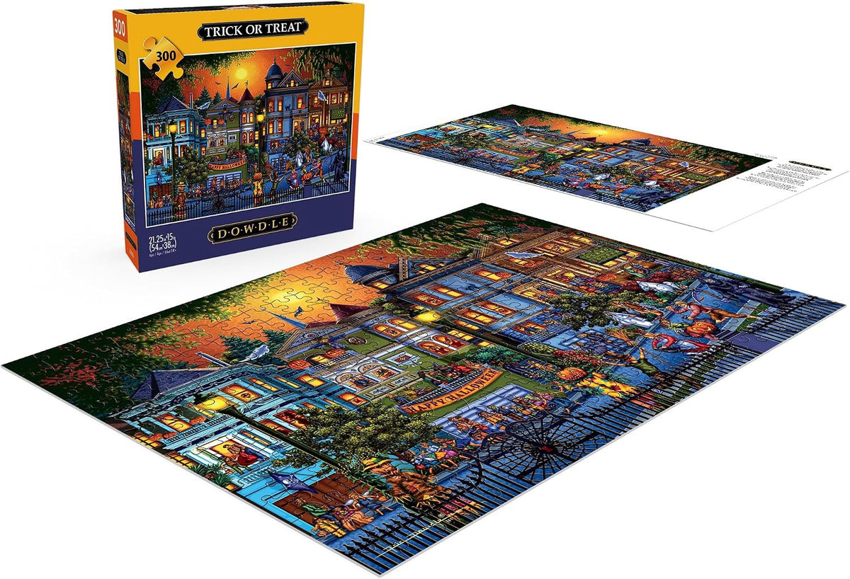 BUFFALO GAMES Puzzle Jigsaw Dowdle Trick or Treat 300PCS