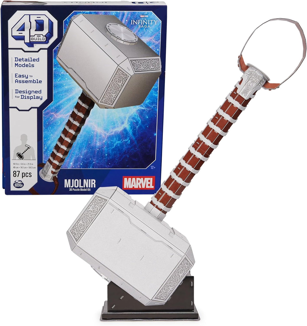 4D BUILD Puzzle Thor Mjolnir 3D Kit