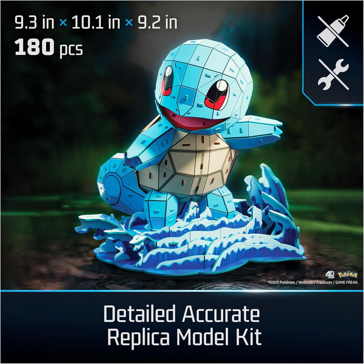 4D BUILD Puzzle Pokemon Squirtle 180PCS