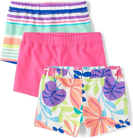 THE CHILDREN'S PLACE Kids Shorts Children's Place Pink Print 3PACK