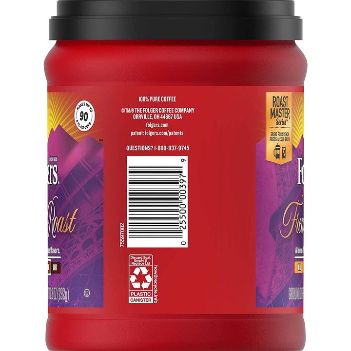 FOLGERS Coffee French Roast Medium Dark Ground