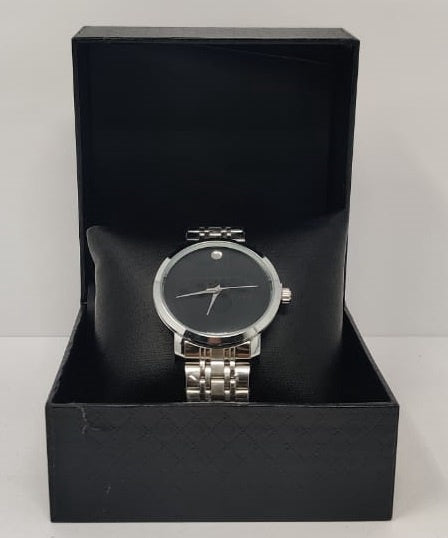 GENERIC Watch Fashion Men Silver with Metal Strap Fine