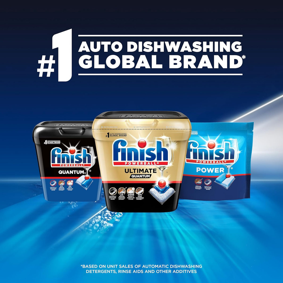 FINISH Dishwasher Detergent Quantum Infinity Shine 70 Tabs