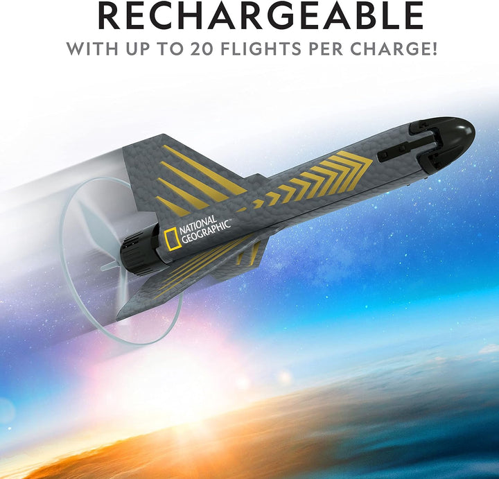 NATIONAL GEOGRAPHIC Toy Rocket Launcher Motorized