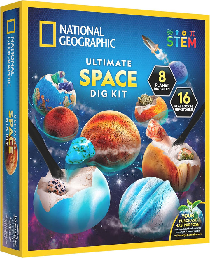 NATIONAL GEOGRAPHIC Toy Ultimate Space Gemstone Dig Kit