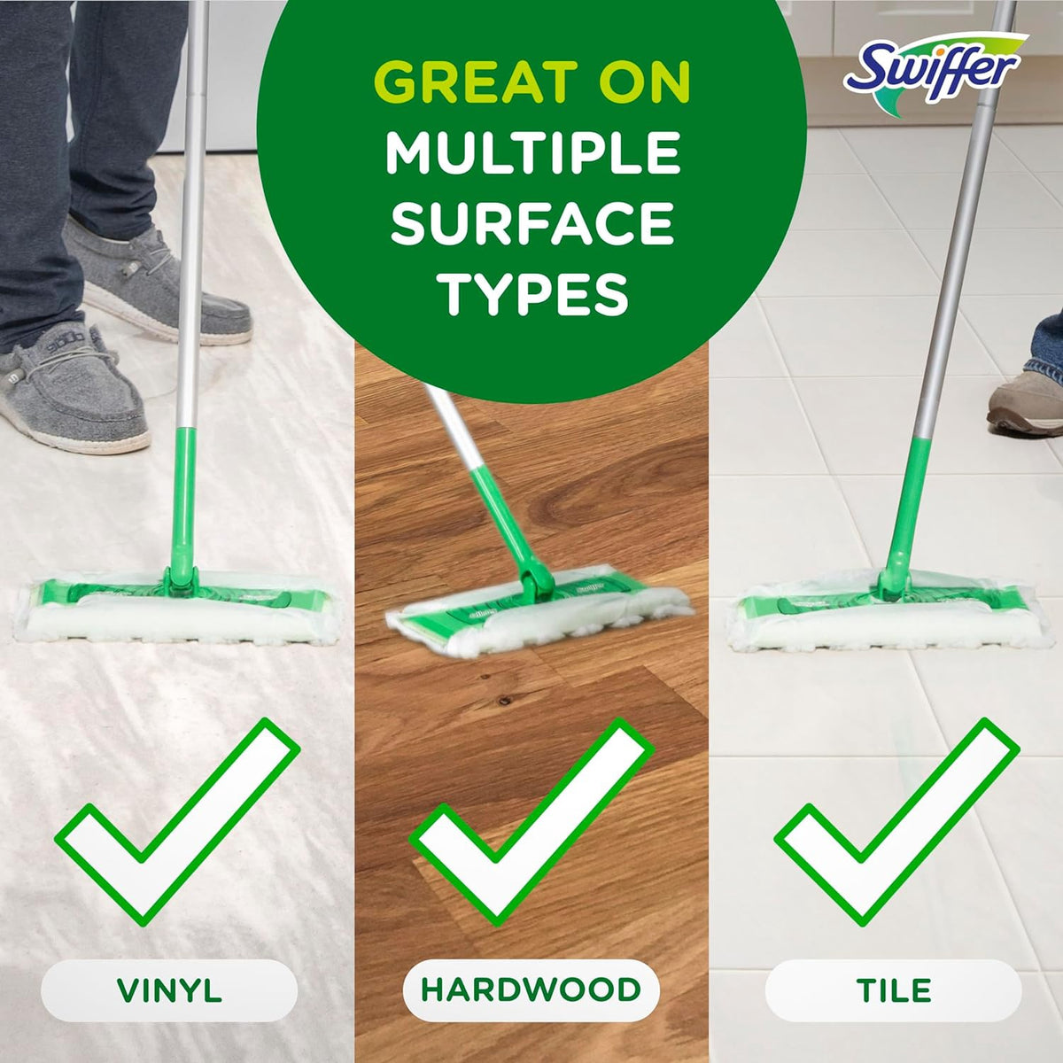 SWIFFER Sweeper Dry Sweeping Pad Multi Surface Refills 52 Count