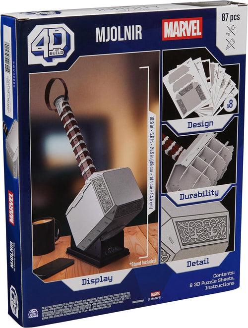 4D BUILD Puzzle Thor Mjolnir 3D Kit