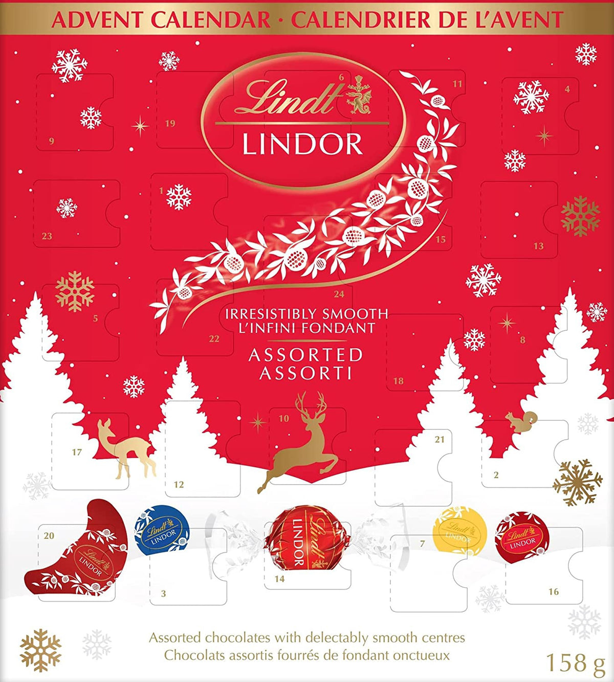 LINDT Lindor Assorted Chocolate Advent Calendar 150G
