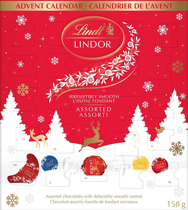 LINDT Lindor Assorted Chocolate Advent Calendar 150G