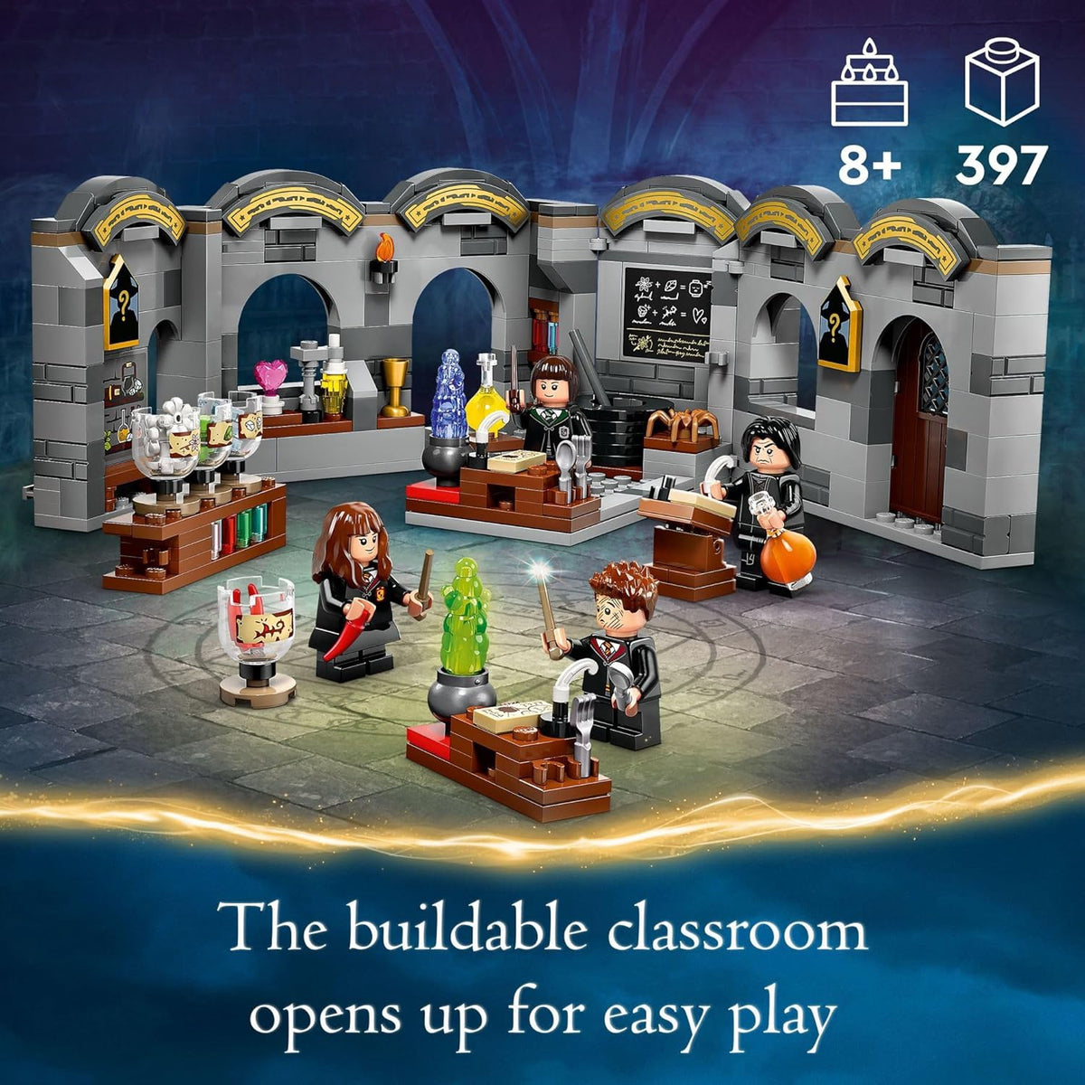LEGO Toy Harry Potter Hogwarts Castle Potions Class 397PCS 76431