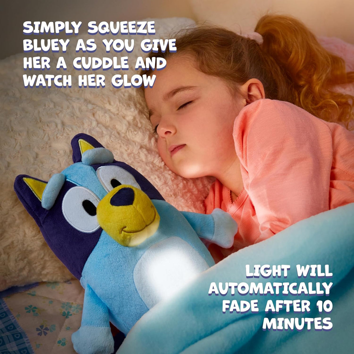 BLUEY Toy Goglow Pal Light Up Nightlight