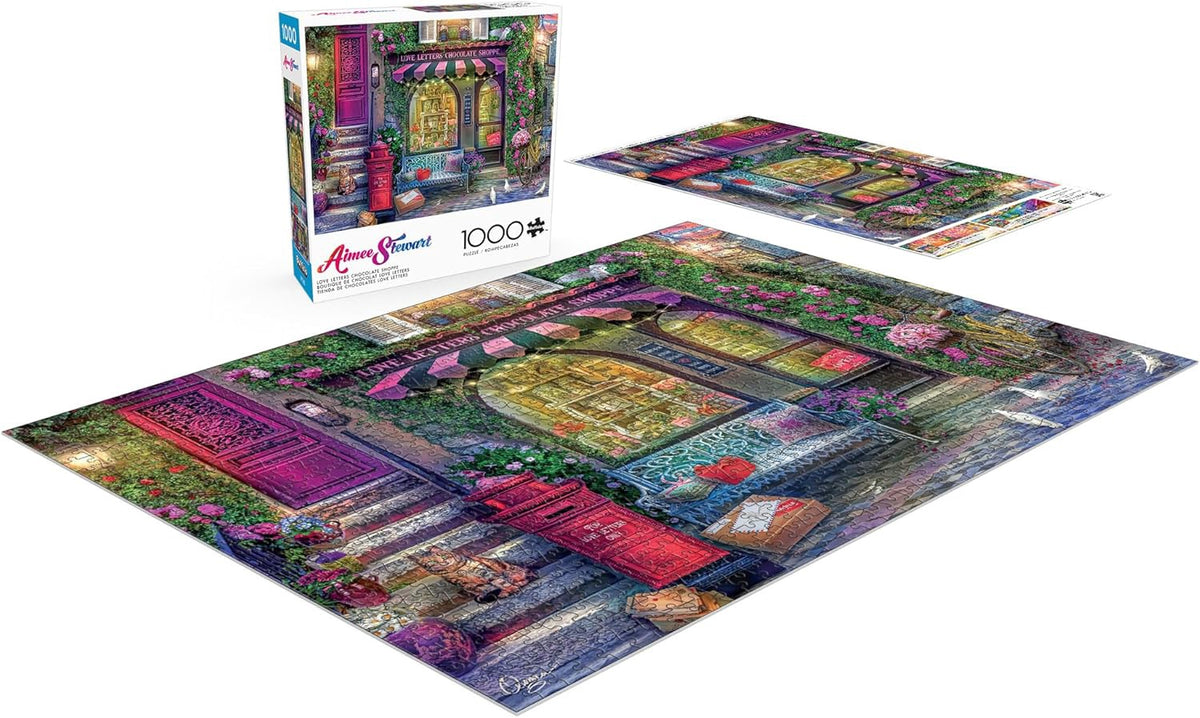BUFFALO GAMES Puzzle Jigsaw Chocolate Shoppe 1000PCS