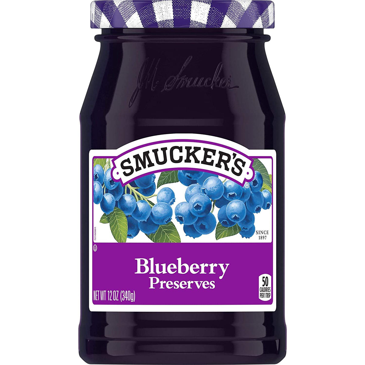 SMUCKER'S Blueberry Preserves 12OZ 340G