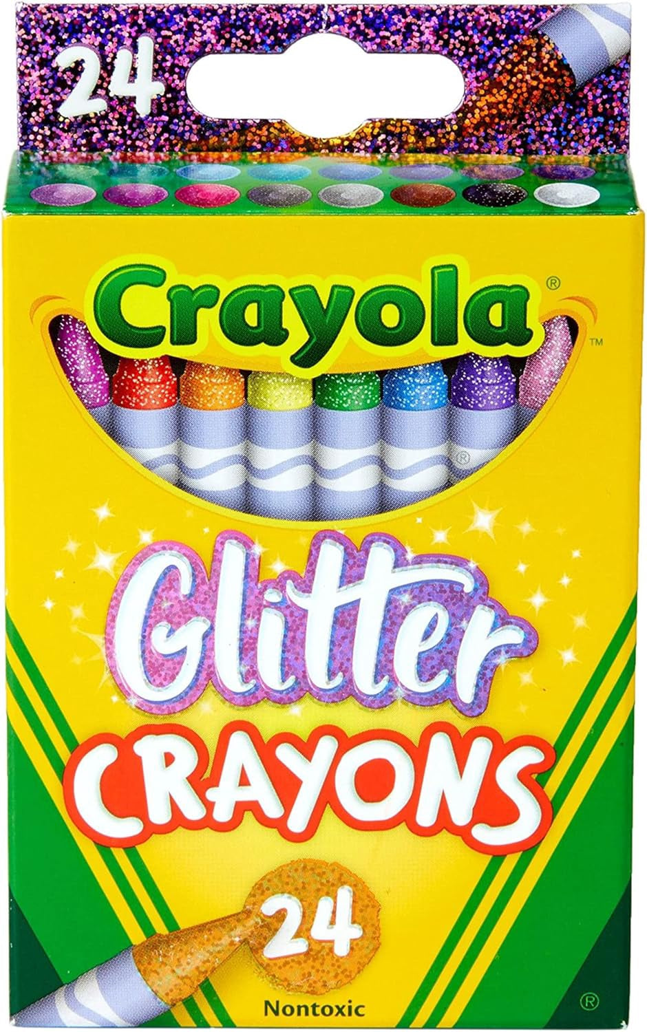 CRAYOLA Crayon Glitter 24PC