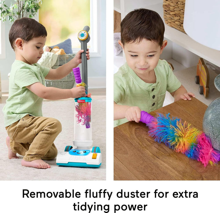 FISHER-PRICE Toy 2-IN-1 Vacuum W/ Duster, Lights & Songs