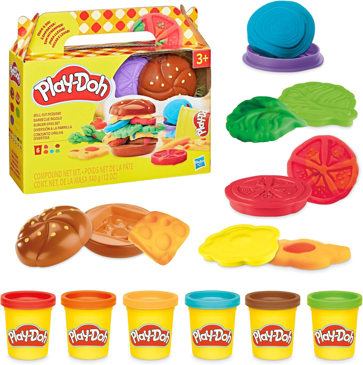 PLAY-DOH Toy Grill Fun Playset