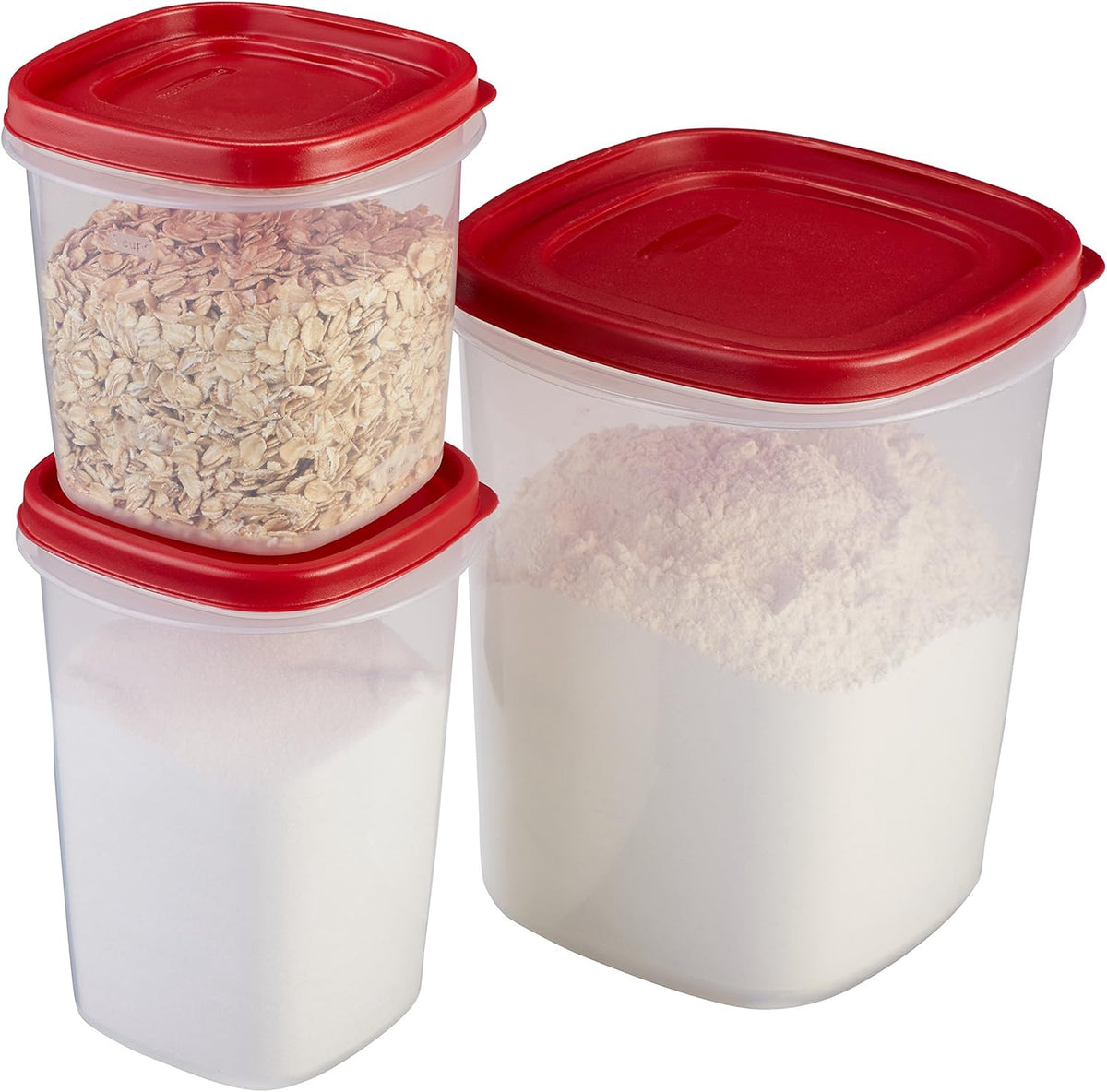 RUBBERMAID Food Bowl Easy Find Lids 3PCS 2143470
