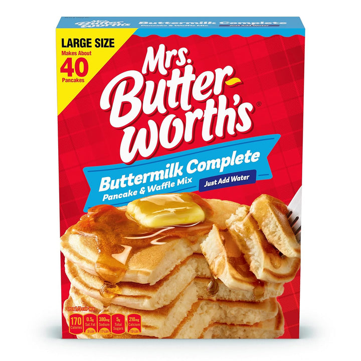 MRS. BUTTERWORTH'S Pancake & Waffle Mix Complete Buttermilk 32 OZ