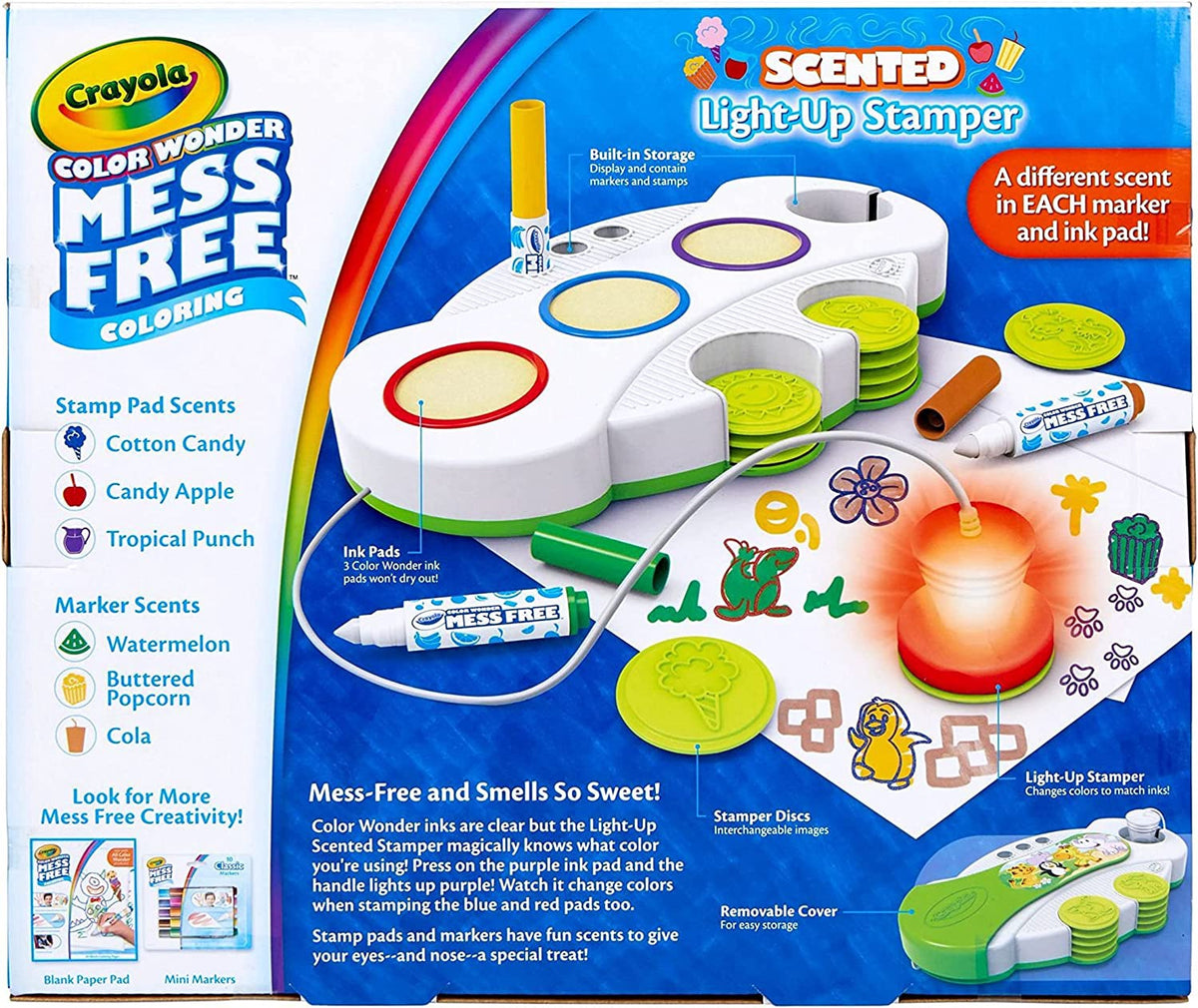 CRAYOLA Toy Color Wonder Light Up Stamper with Scented Inks